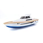 Maisto Tech R/C Yacht: Remote Controlled Toy Boat, 30 m Range, Battery with USB Charging Function, 34 cm, White (582197)