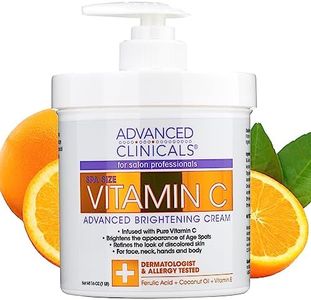 Advanced Clinicals Vitamin C Cream. Advanced Brightening Cream. Anti-Ageing Cream For Age Spots, Dark Spots On Face, Hands, Body. 454g (16 Oz)