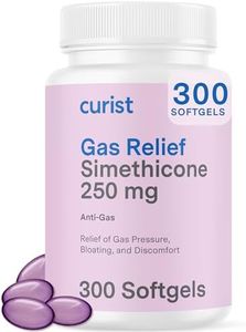 Curist Gas Relief Simethicone 250 mg Softgels (300 Count) - Digestive Relief, Bloating Relief & Anti Flatulence Gas Pills for Adults aids Gas and Bloating Relief (300 Soft gels)