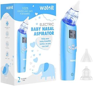 Baby Nasal Aspirator - Electric Nose Suction for Baby - Automatic Booger Sucker for Infants - Battery Powered Snot Sucker Mucus Remover for Kids Toddlers