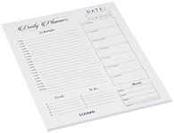 Amazon Brand - Solimo To Do List Daily Planner Notepad A4 Organizer Writing Pad for Home, Office, Work, Stationery Supplies