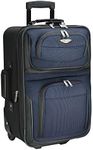 Travel Select Amsterdam Expandable Rolling Upright Luggage, Navy, Carry-On, Amsterdam Expandable Rolling Upright Luggage