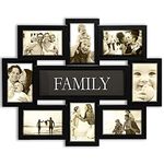 i2 Frames in Personalised 8 Collage Wall Photo Frame (Memories)