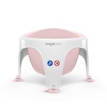 Angelcare - Baby Bath Seat - Soft Touch Support - Water Level Indicator - Fixation by Suction Cups - Pink