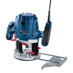 Bosch GOF 130 Corded Electric Router, 1,300W, 8 mm Bit, 28,000 rpm, 40 mm, Variable Speed, Restart Protection, Constant Speed, 3.5 kg + 8 Bosch Accessories, 1 Year Warranty