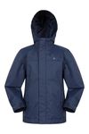 Mountain Warehouse Torrent Kids Waterproof Jacket - Rain Coat Navy Kids 3-4 Yrs (98-104 cm)