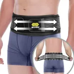 BLITZU Sacroiliac SI Hip Belt For Women And Men. Lower Back Support Belt. Compression Hip Brace for Pelvis, Joint, Lumbar & Sciatica Pain Relief. Sciatic Nerve Brace, Waist Pelvic Support Belt. L-XL