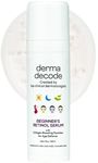 Derma Decode Retinol Night Serum For Face, Ideal for Oily Skin| Anti Aging 0.5% Retinol+3% Peptides in Aqueous base| Reduces Wrinkles, Smoothens, Lifts Skin| For Women & Men 30 ml