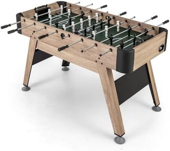 Goplus 54” Foosball Table for Adults, Competition Full Size Soccer Game Table with 2 Balls, 26 Players, Adjustable Leg Levelers, Arcade Football Table with for Kids Family Game Rooms, Bars, Parties