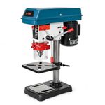 KATSU Tools Bench Pillar Drill Press 250W + 13mm Chuck + 5 Adjustable Speeds Switch + 50mm Max Drilling Depth + Max 2620rpm + Height Adjustable Drill Table