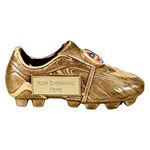 Trophies Plus Medals Personalised Football Boot Trophy - 12.5cm | Small 5" Gold Football Boot Trophy & Sports Reward, Man of The Match & Top Scorer Award Winner Trophies | Free Metal Plate Engraving