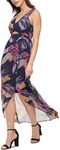 Guess Womens Printed Long Maxi Dres