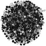 Darice 1000-Piece Crystal Hot Fix Glass Stones, 3mm