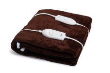 Expressions Signature Electric Bed Warmer - Electric Under Blanket - Double Bed Size (150cms x 160cms) with 3 Heat Settings & Dual Safety Feature with Over Heat Protection - Color: Brown