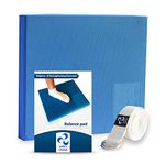 Physiotherapists Recommended Foam Balance Pad - Stretching Strap included I Balance Pads for PT Rehab & Ankle Recovery, Lower Back/Knee Pain I Ideal Home Physiotherapy and Fitness Exercise Workouts