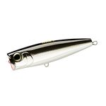 Yo-Zuri R1152-CSBL Hydro Popper Floating Lure, Black Silver, 120mm 4-3/4"