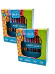 Assorted Flavour Christmas Candy Canes 24 Pieces, 260g | Stocking Filler | Christmas Sweets | Christmas eve box filler | Candy Decorations