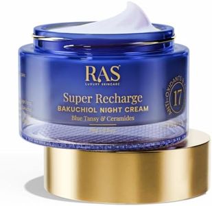 Ras Luxury Oils Super Recharge Night Cream with Bakuchiol (Natural Retinol) & Peptides| Anti-aging | Visibly Reduces Fine Lines & Wrinkles in 5 Nights | Normal, Oily, Dry & Combination Skin | 15gm