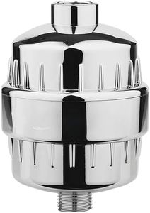ProKart High Output Revitalizing Shower and Tap Filter for Hard Water - Water Softener for Bathroom | Silkify & Strengthen Skin & Hair | Reduce Hair Fall & Skin Dryness (Chrome)