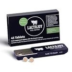 LactoJoy Lactase Tablets | Helps With Lactose Intolerance | Contains 45 Pcs. of Extra-Strength Dose (14,500 FCC) Lactase Enzyme Tablets | 100% Vegan | Supports the Lactose Digestion | Chemical Free