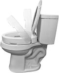 Carex Health Brands Elongated Hinged Toilet Seat Riser