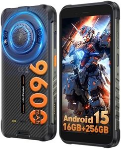 Ulefone RugKing Rugged Smartphone with 9600mAh, Support Underwater Camera,126dB Loudest Speaker 5.99" Tough 4G Phone,126LM Glare Flashlight, Android 15/FNC/Widevine L1,16GB+256GB