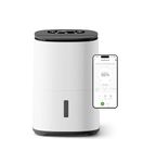 Meaco MeacoDry Arete® Two 12L Dehumidifier & HEPA H13 Air Purifier, Low Energy, Low Noise, Wi-Fi Meaco App, Smart humidity mode, removes moisture in homes and flats, 5x year warranty