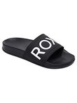 Roxy Women's Slippy Beach & Pool Shoes, (Black Fg BFG), 5 UK