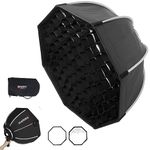 Triopo Softbox 47.2in/120cm w/Honeycomb Grid, Octagon Umbrella Photography Softbox for Godox V860 V850 TT600 TT685 TT685II YN560 III IV JY-680A, etc Flash Speedlite Speedlight Soft Boxes (KS2-120)