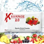 Krampade Potassium Magnesium Supplement Electrolytes Powder - 50 mg Mag + 2000 mg K, >2X More Than Coconut Water | Cramp Relief | Hydration Packets