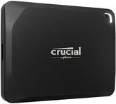 Crucial X10 Pro 1TB USB-C External Portable SSD with 2100MB/s Speed for PC MAC PS5 Xbox Android iPad Pro, Black