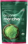 Authentic Japanese Ceremonial Grade Matcha Powder - First Harvest Organic Ceremonial Matcha Green Tea Powder – 3.5 oz/ 100g – No Sugar Added Matcha Ceremonial - by AprikaLife