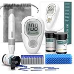 Blood Glucose Monitors Kit, Blood Sugar Monitor NHS Approved UK with Strips x 100 & Lancing Devices x 100, Diabetes Testing Kit with Case for Diabetics Home Self-Testing【G-425-3S 】