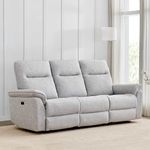 Home Centre Artise Fabric 3-Seater Electric Recliner - Grey