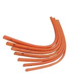 Rusho Enema rubber tube 12 number | Enema pipe | Enema tube | Enema Catheter (pack of 10) Orange