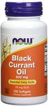 Now Foods Black Currant Oil 500mg (70mg GLA), 100 softgels (Pack of 2)