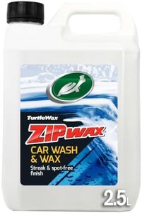 Turtle Wax 52821 Zip Wax Super Concentrated Car Wash Shampoo & Wax 2.5 Litre