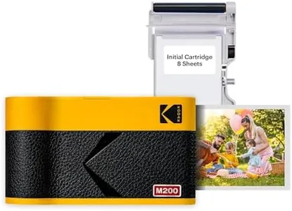 KODAK Mini 2 ERA 4PASS Portable Photo Printer (Yellow, Printer + 8 Sheets)