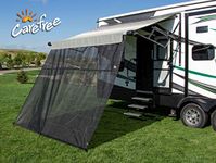 CAREFREE 701708ACD Black 17' x 8' Drop RV Awning EZ Zip Blocker