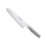 Global Knives G80 Santoku Fluted Knife, 18cm/7"