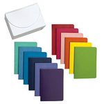 Samsill 12 Pack Soft Cover Mini Journals 3.5" x 5" Gift Set, Assorted Rainbow color and Has 32 Sheets, 64 color Lined Pages with A White Storage Box (22333)