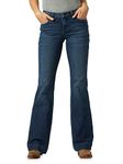 Wrangler Women's Retro Mae Mid Rise Wide Leg Trouser Jean, Sophia, 11-34