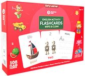 SPARTAN KIDS® Flash Cards For Kids (108 Flash Cards) Early Learning High Contrast Flashcards For Kids | Easy & Fun Way Of Learning 1 Year To 6 Years Babies | Flash Cards For Kids 2 Years | Flash cards for Babies 6 to 12 months | Activity Flash Cards for kids (Wipe & Clean) With Free Erasable Marker