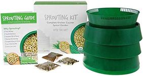 Handy Pantry Sprout Garden 3-tray Sprouter- SG.52 - BPA Free Stackable Sprouting System