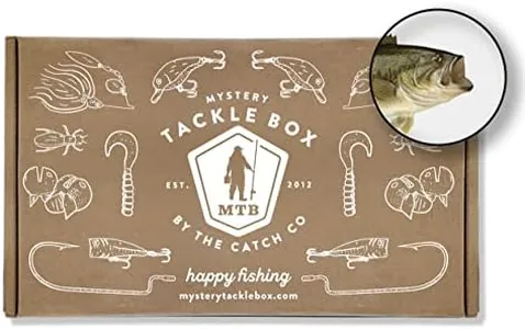 Catch Co Mystery Tackle Box Freshwater Largemouth and Smallmouth Bass Lures Fishing Kit