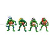 PINAKA Teenage Mutant Ninja Turtles Mike Raph Leo Don Set of 4 Action Figure Toy Doll Figurines