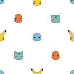 RoomMates Pokémon Character Faces Peel and Stick Wallpaper