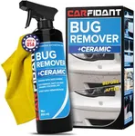 Bug and Tar Remover for Cars Exterior with Ceramic Coating - Easily and Safely Clean Bug Splatter, Bird Poop from Paint, Plastic, Rubber, Metal, Chrome, Glass - Pre Wash for Car Detailing