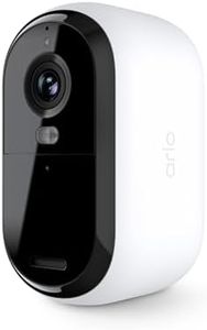 Arlo Essential Security Camera 2K | Indoor - Outdoor | 2nd Gen | Wireless with Spotlight, 2-Way Audio, Color Night Vision, Live Stream, Motion Activiation, Real Time Notifications, Wide Angle - White