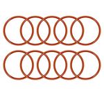 sourcingmap Silicone O-Ring, 29mm OD, 25.2mm ID, 1.9mm Width, VMQ Seal Rings Gasket, Red, Pack of 10